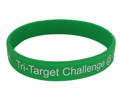 Sporting Targets Tri-Target Wrist Band - Green
